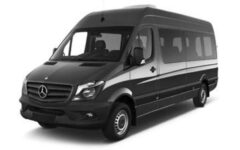 Mercedes Sprinter, with driver 